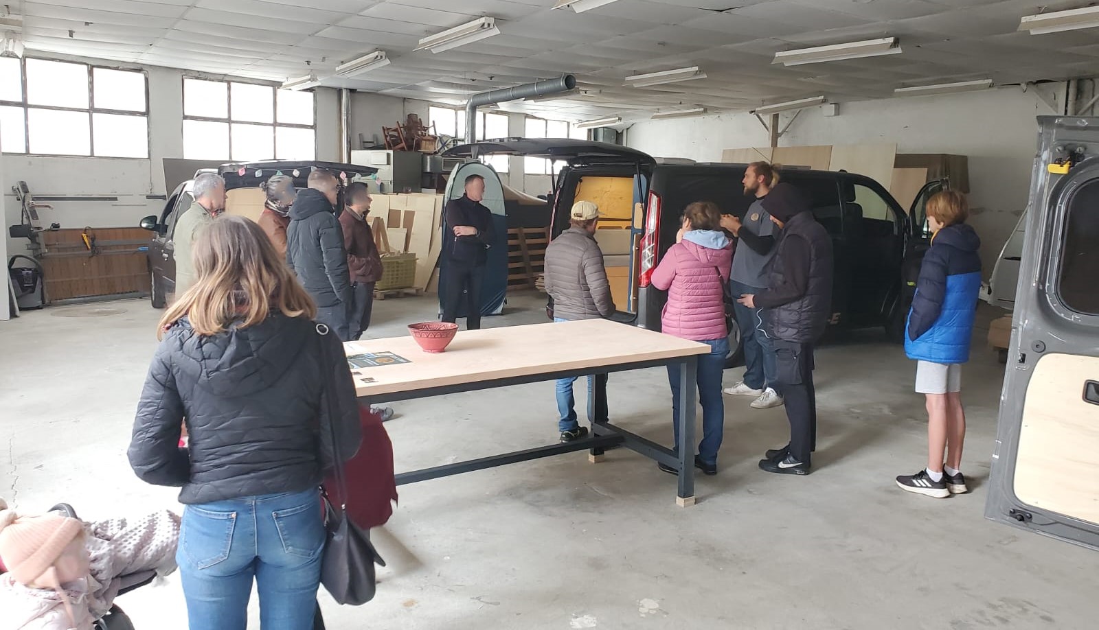 Atelier d'aménagement de van