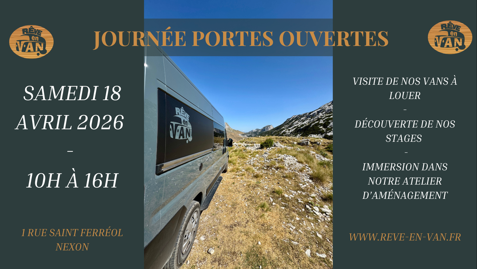 Journée portes ouvertes - atelier d'aménagement de van